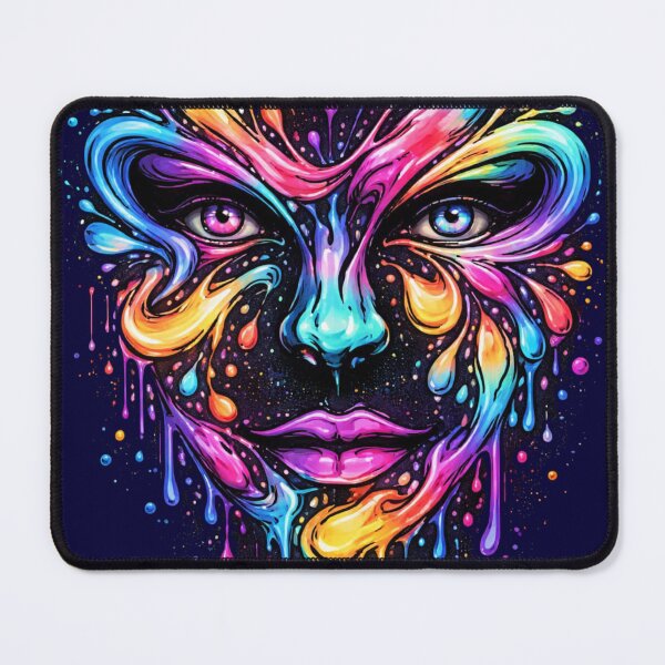 Item preview, Color Splash Face T-Shirt – Vibrant Drip Art Graphic Design designed and sold by KDesignCrafts.