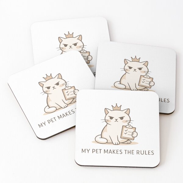 Item preview, Funny Cat Owner Shirt – My Cat Makes The Rules – Cat Lover Gift designed and sold by Safe Haven Pets.