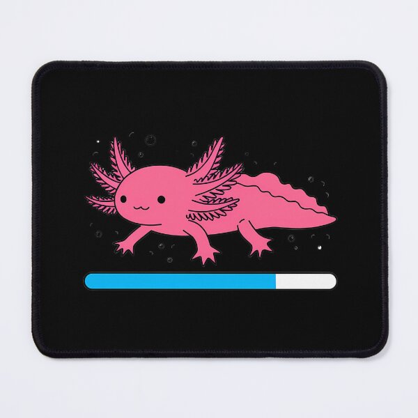 Item preview, Loading Axolotl – Please Wait – Kawaii Gamer Aesthetic designed and sold by Phetuvov.