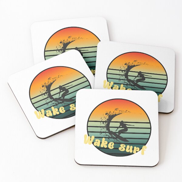 Item preview, Silhouette Surfer & Sunset Emblem designed and sold by KrisGraphic45.