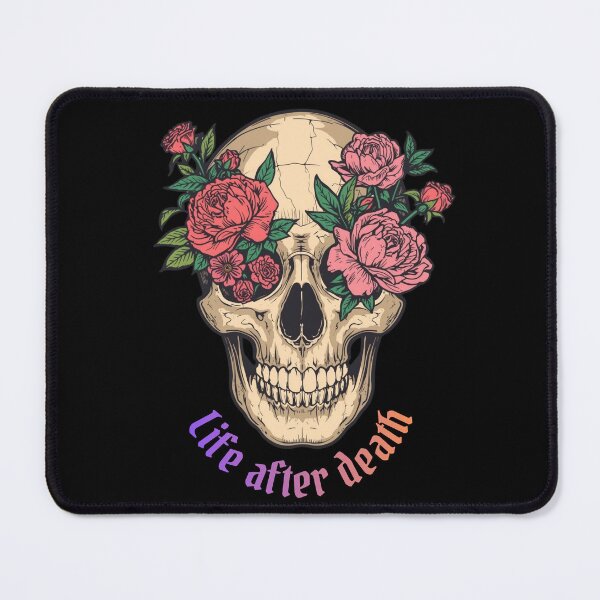 Item preview, Floral Skull - Life After Death Tattoo Design designed and sold by Vivid-Insanity.