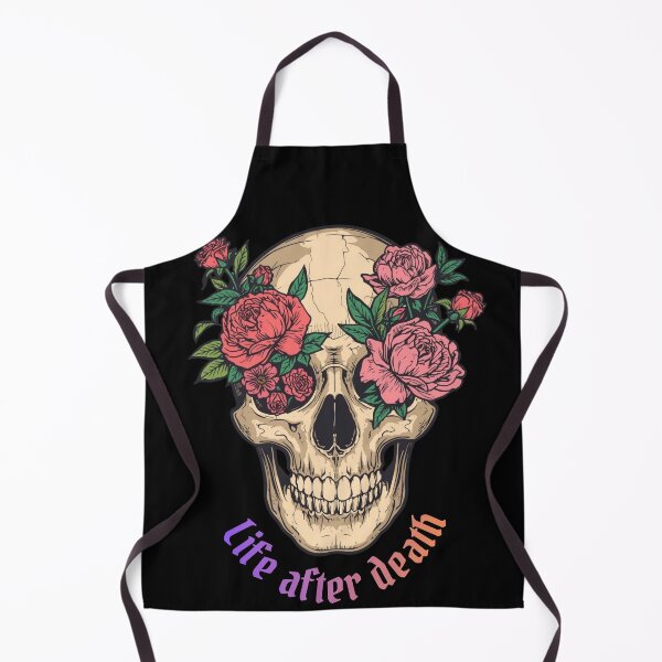 Item preview, Floral Skull - Life After Death Tattoo Design designed and sold by Vivid-Insanity.