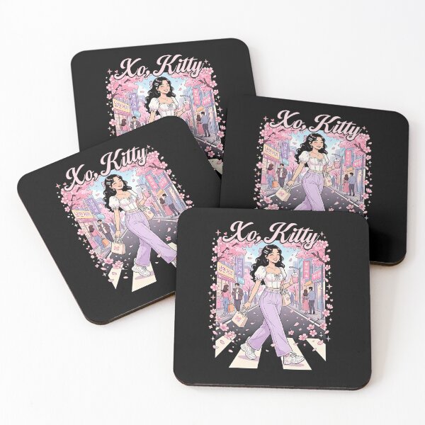 Item preview, Xo, Kitty Seoul Spring Girl Cherry Blossom Street Shopping Pastel Korean designed and sold by graphixpolash.