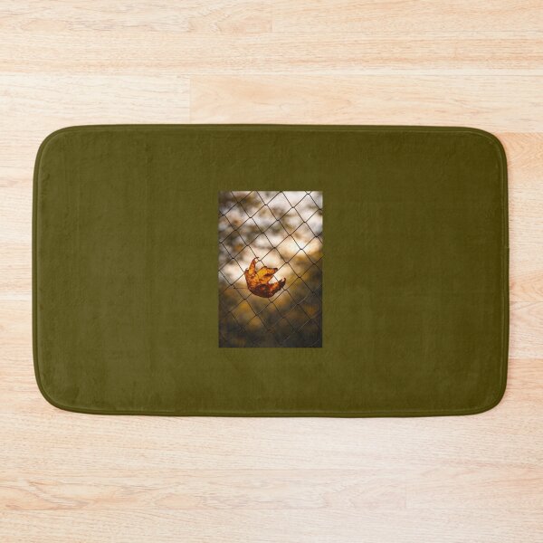 Item preview, Autumn Leaf on Fence Minimal Nature designed and sold by onubi.