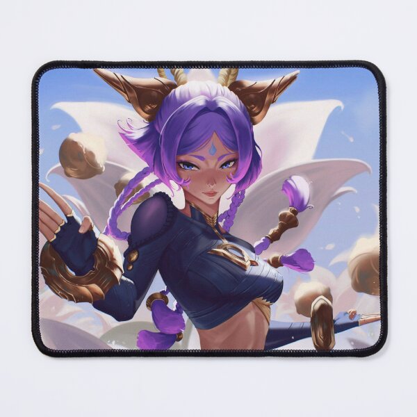 Item preview, Yunara Throwing Rocks League Of Legends designed and sold by KomiArts.