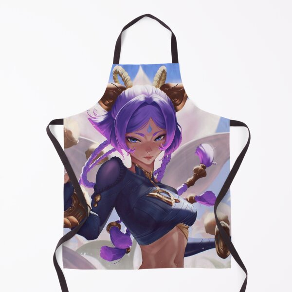 Item preview, Yunara Throwing Rocks League Of Legends designed and sold by KomiArts.