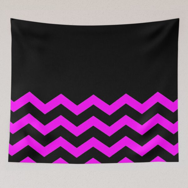 Item preview, CHEVRON HOT PINK AND BLACK DESIGN FOR DORM ROOMS AND BACK TO SCHOOL designed and sold by ozcushionstoo.