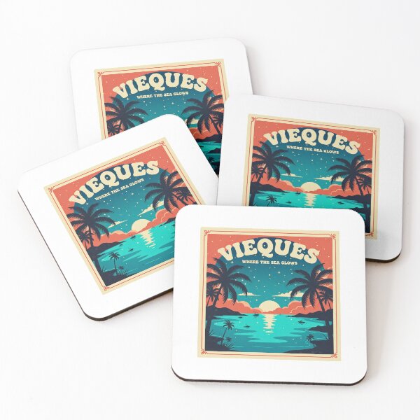 Item preview, Copy of Vieques | Unspoiled. Untamed| Puerto Rico Coastal Pride Design designed and sold by FitEnvy.