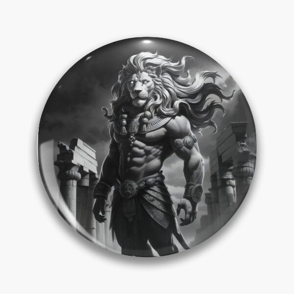 Item preview, Lion Pharaoh. designed and sold by MyHappyArtShop.