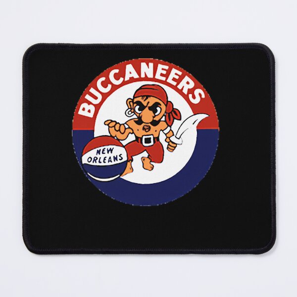 Item preview, New Orleans Buccaneers Vintage Basketball Logo ABA  designed and sold by oussama zahiri.