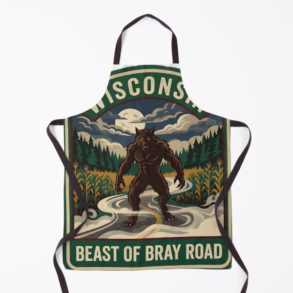 Item preview, Wisconsin – Beast of Bray Road | National Park Badge Design designed and sold by ElNiro.