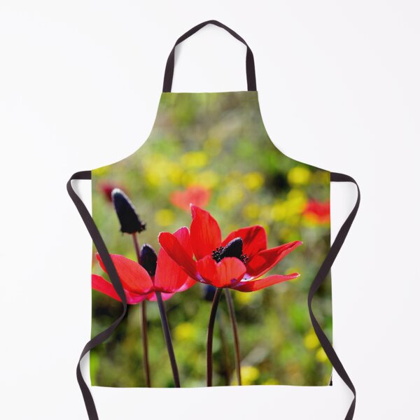 Item preview, Red Wildflowers in Spring Garden designed and sold by onubi.