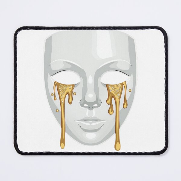 Item preview, Silent Scream - Gold Tears designed and sold by THEARTCURATİON .