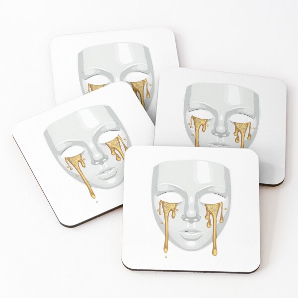 Item preview, Silent Scream - Gold Tears designed and sold by THEARTCURATİON .