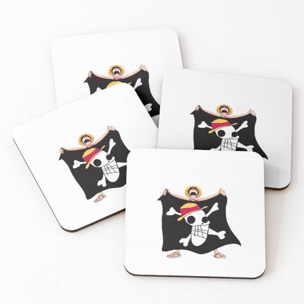 Item preview, Luffy Pirate Flag Pose designed and sold by Snowdog-Art.