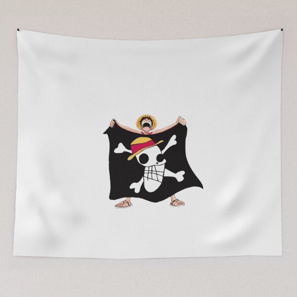 Item preview, Luffy Pirate Flag Pose designed and sold by Snowdog-Art.