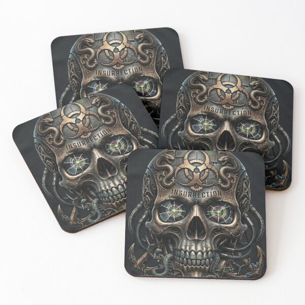Item preview, ​Insurrection Alpha: Biohazard Cyber-Skull designed and sold by JanRizz.