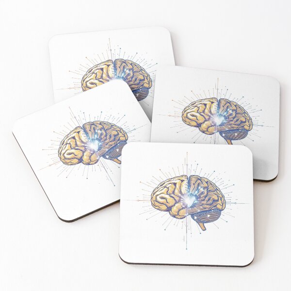 Item preview, Golden Brain - Digital Intelligence designed and sold by THEARTCURATİON .