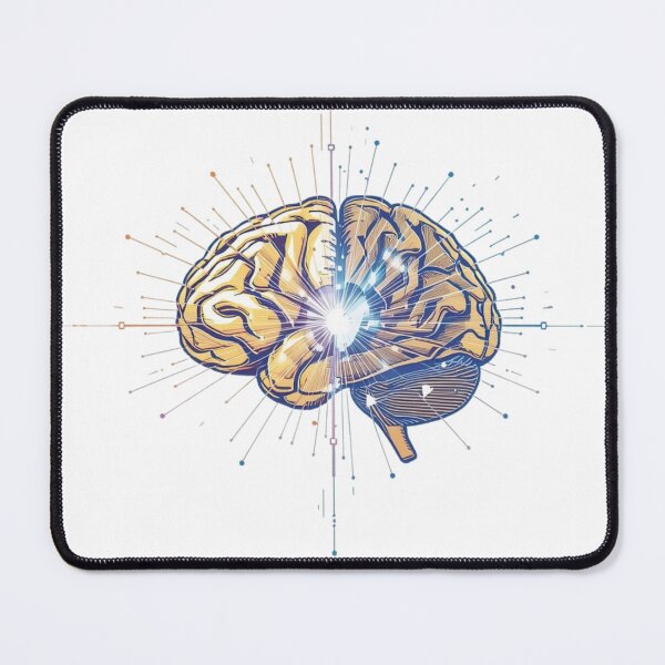 Item preview, Golden Brain - Digital Intelligence designed and sold by THEARTCURATİON .