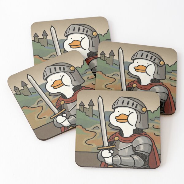 Item preview, Duck Knight Holding Sword designed and sold by smithcorner.