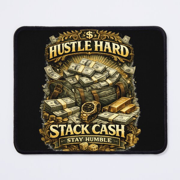 Item preview, Hustle Hard Stack Cash Luxury Design designed and sold by Nixora.