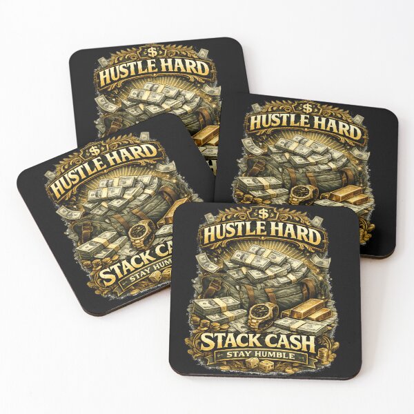 Item preview, Hustle Hard Stack Cash Luxury Design designed and sold by Nixora.