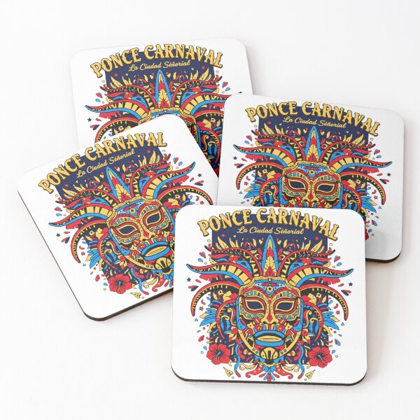 Item preview, Ponce Carnaval Puerto Rico Vejigante Mask Festival Poster designed and sold by FitEnvy.