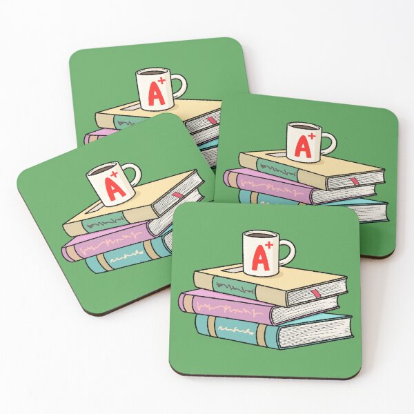 Item preview, A+ Academic Success: Coffee & Books Illustration designed and sold by ubborn.