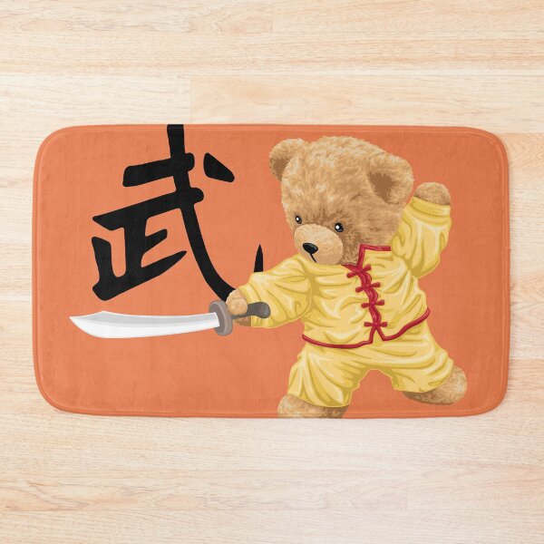 Item preview, Kung Fu Teddy Bear Warrior Pose designed and sold by Bhonard 21.