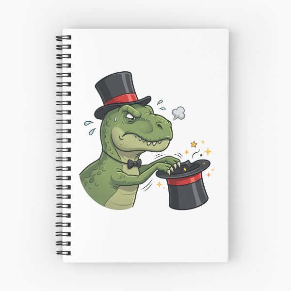 Item preview, Funny Grumpy T-Rex Magician Failing Magic Trick designed and sold by Kvarny.