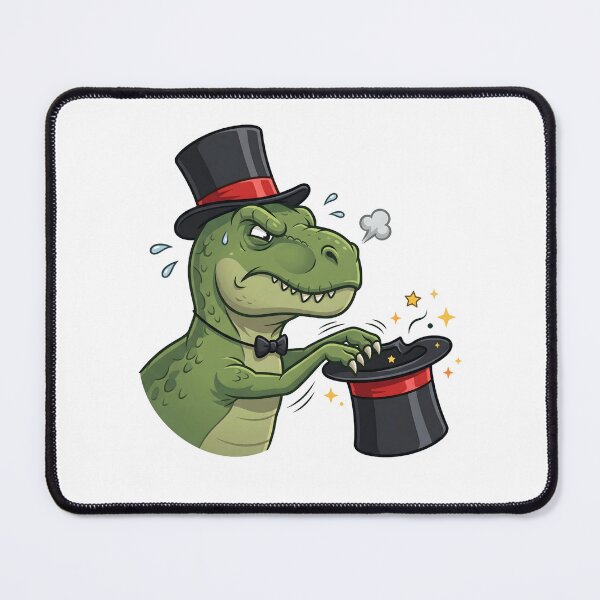 Item preview, Funny Grumpy T-Rex Magician Failing Magic Trick designed and sold by Kvarny.