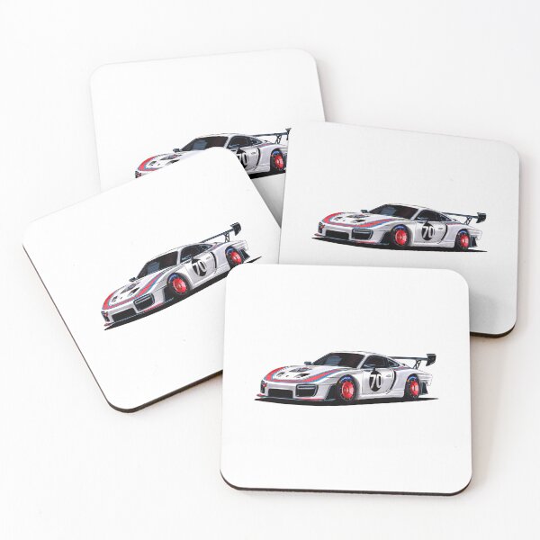 Item preview, Exclusive drawing modified racing car 935 Coupe with flat Turbo engine designed and sold by Cars23.