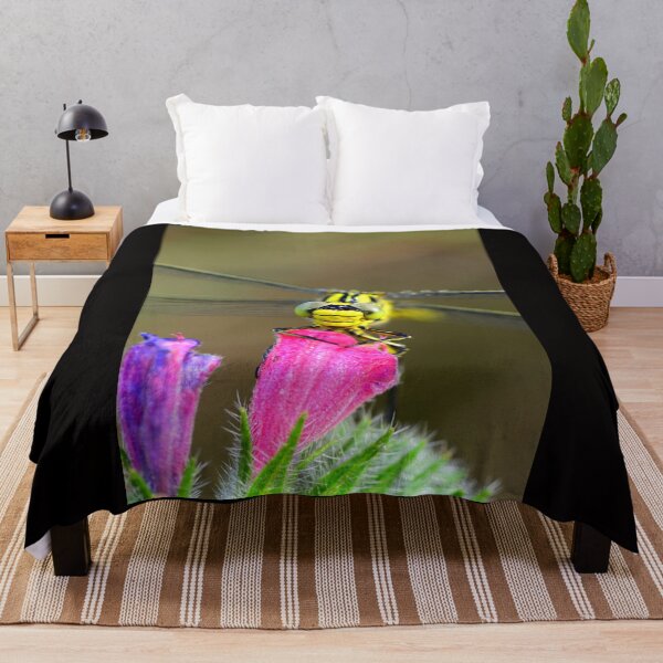 Item preview, Dragonfly Macro on Pink Flower designed and sold by onubi.