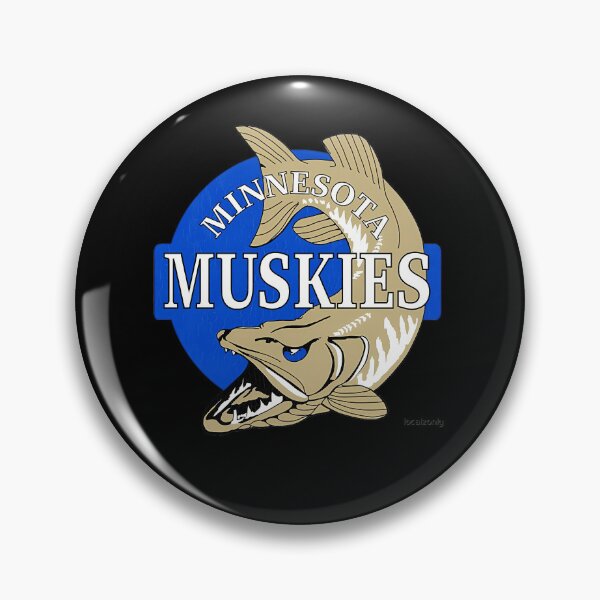 Item preview, Minnesota Muskies Vintage Basketball Logo ABA  designed and sold by Hichem Ben Boubaker.