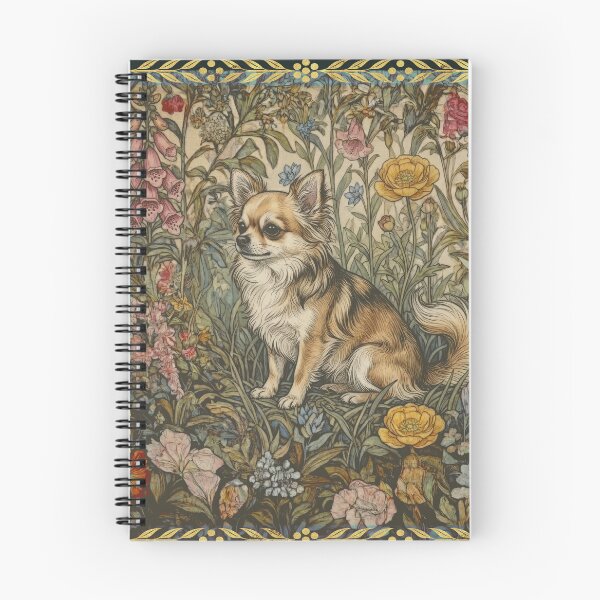 Item preview, Chihuahua de color beige en un jardín inglés antiguo. designed and sold by AntiqueImages.