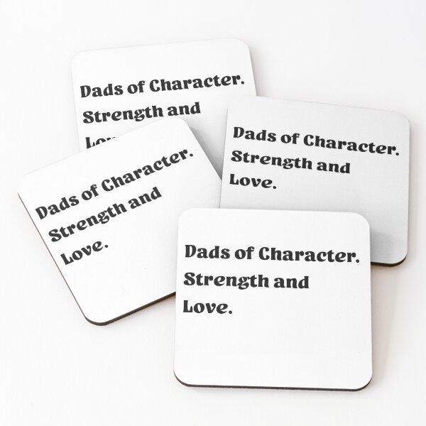 Item preview, Retro Minimalist Dads Of Character Strength And Love designed and sold by DizzyShirts1.