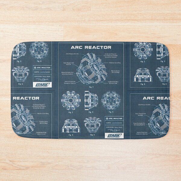 Item preview, Arc Reactor Blueprint Poster Inspired Sci-Fi Energy Core Wall Art | Futuristic Tech Schematic Print designed and sold by Dyan4.
