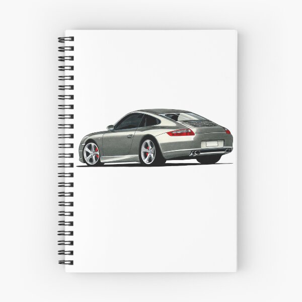 Item preview, Exclusive drawing modified gray sport car 911 Coupe with flat Turbo engine designed and sold by Cars23.