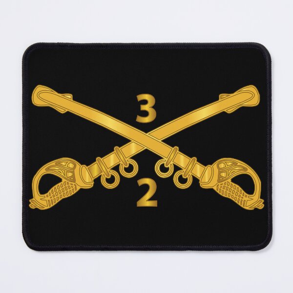 Item preview, Army - 2nd Squadron 3rd Armored Cavalry Regiment Branch wo Txt designed and sold by Military Insignia Products.