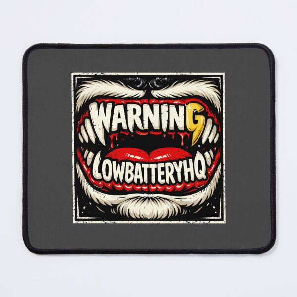Item preview, Warning Bear Fangs designed and sold by LowBatteryHQ.