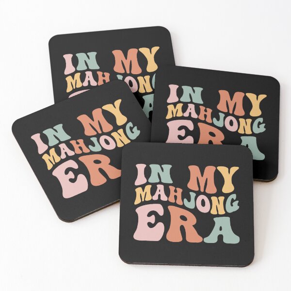 Item preview, In My Mahjong Era Funny Retro Groovy Mahjong Player designed and sold by designclub.