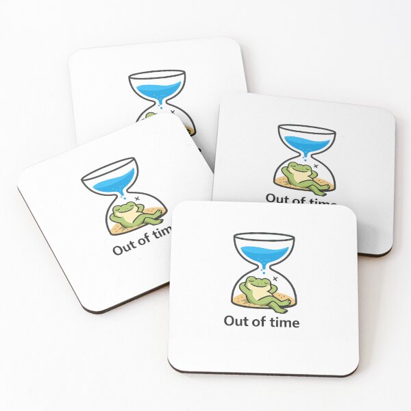 Item preview, Out of Time Frog Funny Relaxing Frog Aesthetic Time Humor Chill Frog Design designed and sold by CosmicSplendor.