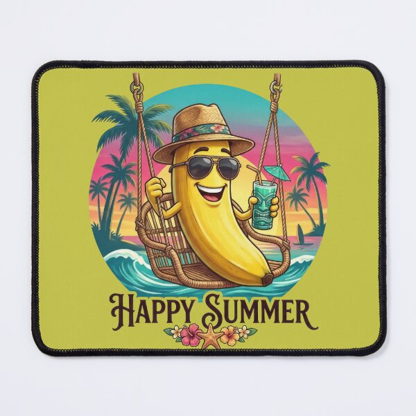 Item preview, Happy Summer Babana Club Feel Good This Summer Way to Stay Positive Funny Gifts T-shirt designed and sold by MalwasBasket.