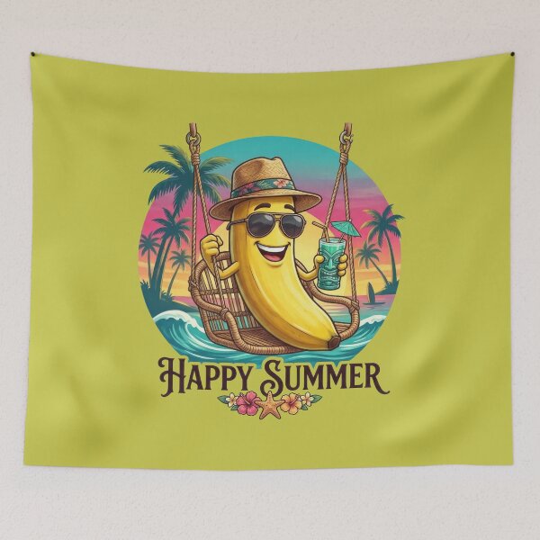 Artikelvorschau, Happy Summer Babana Club Feel Good This Summer Way to Stay Positive Funny Gifts T-shirt entworfen und verkauft von MalwasBasket.