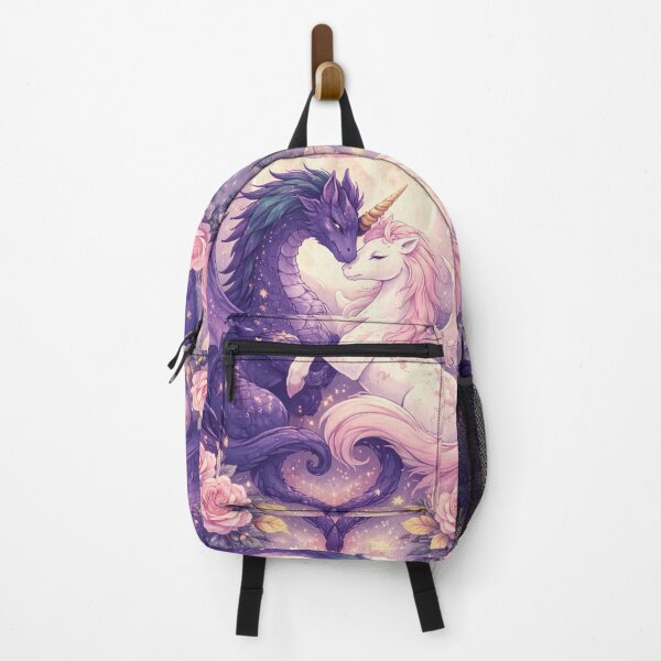 Item preview, Romantic Dragon and Unicorn Moonlight designed and sold by NeoArtMike.