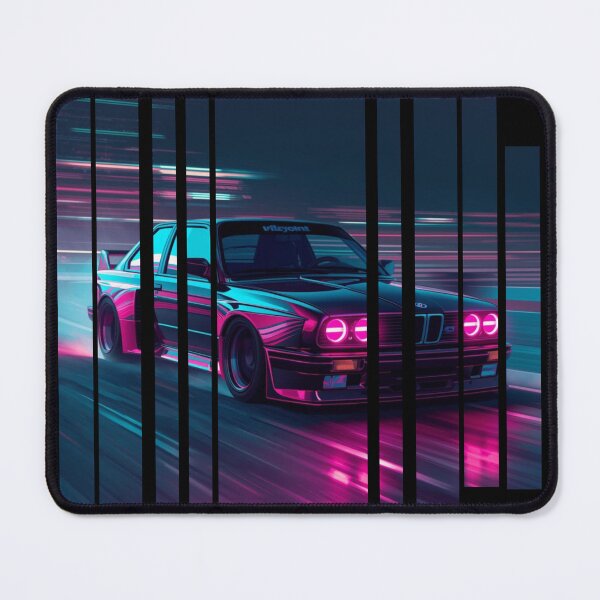 Item preview, B.W the Power of the 3 coupe with wide body kit, street racing vibe, high contrast neon colors 19 designed and sold by Neon G.