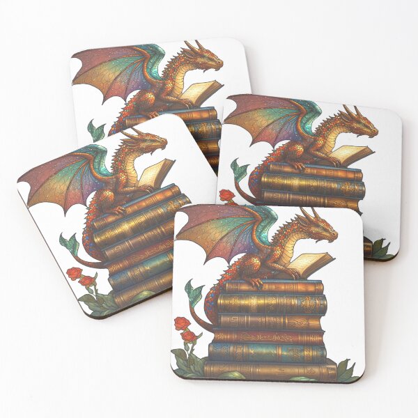 Item preview, Retro gothic dragon and ancient texts and books designed and sold by hollycooper.