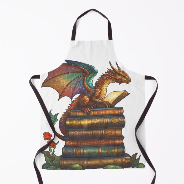 Item preview, Retro gothic dragon and ancient texts and books designed and sold by hollycooper.