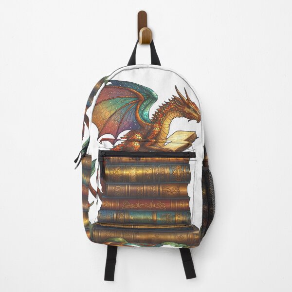 Item preview, Retro gothic dragon and ancient texts and books designed and sold by hollycooper.
