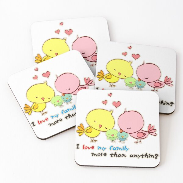 Item preview, I love my family more than anything designed and sold by LOVEARTDESIGN.